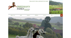 Desktop Screenshot of friedmann-arabians.com